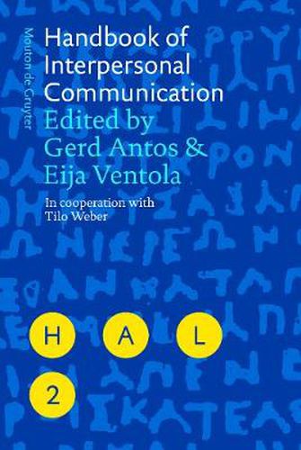 Cover image for Handbook of Interpersonal Communication