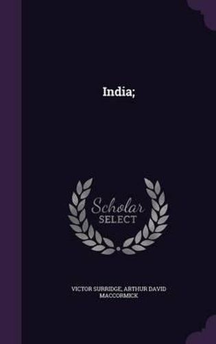 Cover image for India;