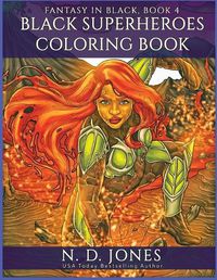 Cover image for Black Superheroes Coloring Book