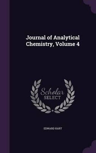 Cover image for Journal of Analytical Chemistry, Volume 4