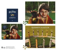 Cover image for Harry Potter Quidditch Match 2-In-1 Double-Sided 1000-Piece Puzzle