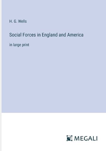 Cover image for Social Forces in England and America