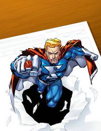 Cover image for How to Draw Superpowered Heroes Supersize