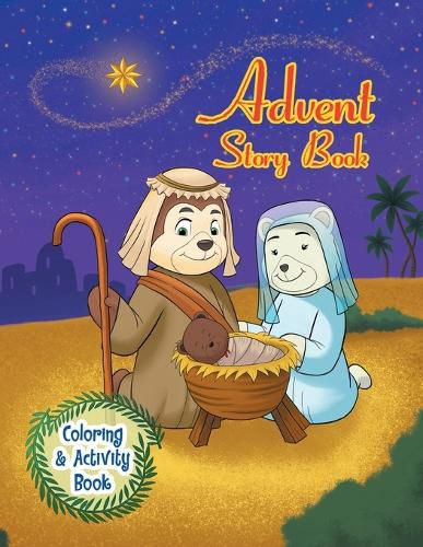Cover image for Advent Storybook Coloring Activity Book