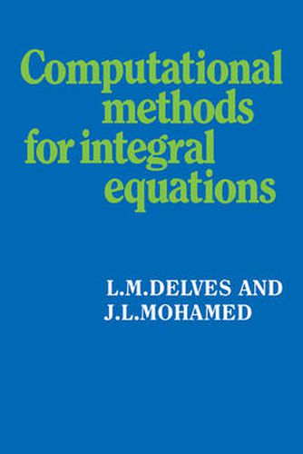 Cover image for Computational Methods for Integral Equations