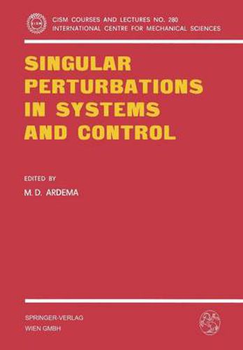 Cover image for Singular Perturbations in Systems and Control