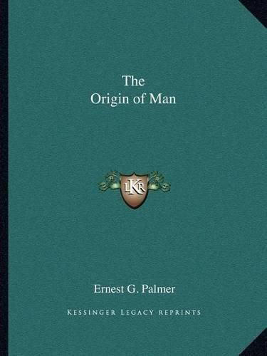 Cover image for The Origin of Man