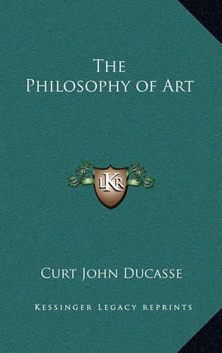 Cover image for The Philosophy of Art