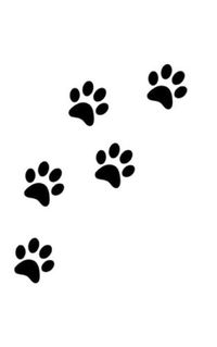 Cover image for dog paw print Writing Drawing Journal