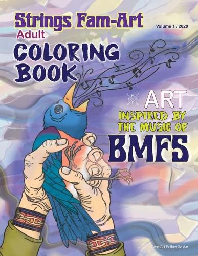 Cover image for Strings-Fam Inspire Adult Coloring Book