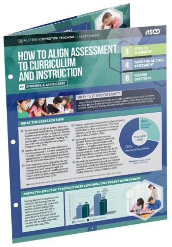 Cover image for How to Align Assessment to Curriculum and Instruction: Quick Reference Guide