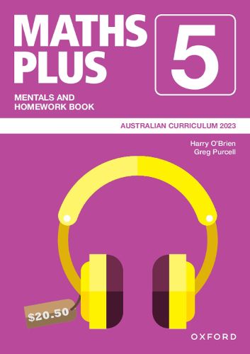 Cover image for Maths Plus Australian Curriculum Mentals and Homework Book Year 5
