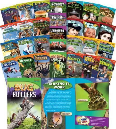 Cover image for Time for Kids Informational Text Grade 4 Readers 30-Book Set (Time for Kids Nonfiction Readers)