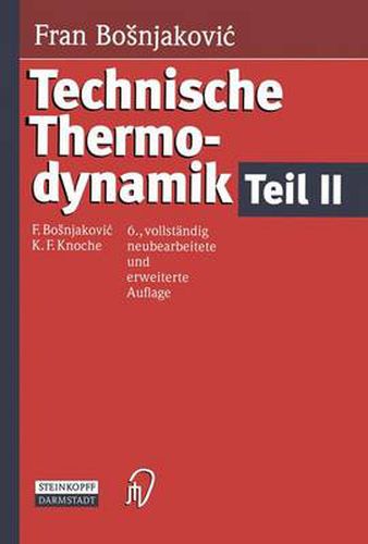 Cover image for Technische Thermodynamik Teil II