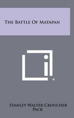 Cover image for The Battle of Matapan