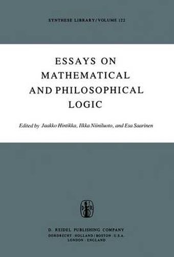 Essays on Mathematical and Philosophical Logic: Proceedings of the Fourth Scandinavian Logic Symposium and of the First Soviet-Finnish Logic Conference, Jyvaskyla, Finland, June 29-July 6, 1976