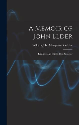 A Memoir of John Elder