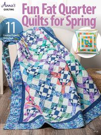 Cover image for Fun Fat Quarter Quilts for Spring
