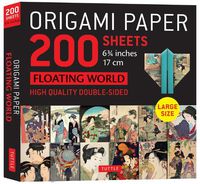 Cover image for Origami Paper 200 sheets Floating World 6 3/4" (17 cm)