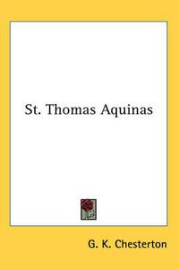 Cover image for St. Thomas Aquinas