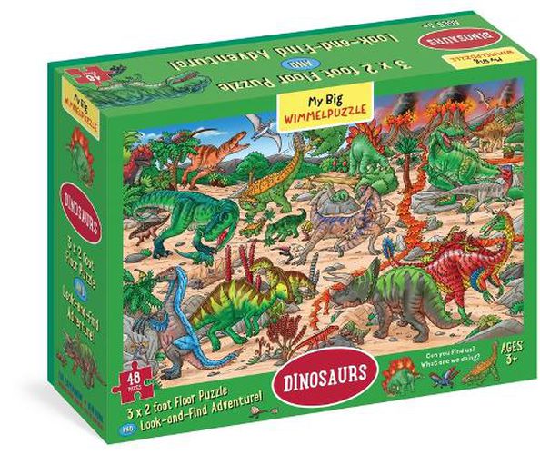 My Big Wimmelpuzzle--Dinosaurs Floor Puzzle, 48-Piece