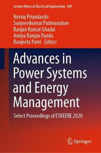 Cover image for Advances in Power Systems and Energy Management: Select Proceedings of ETAEERE 2020