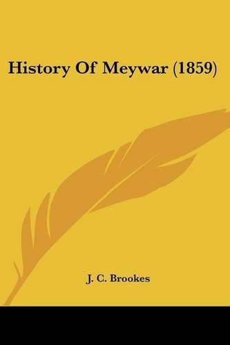 History of Meywar (1859)