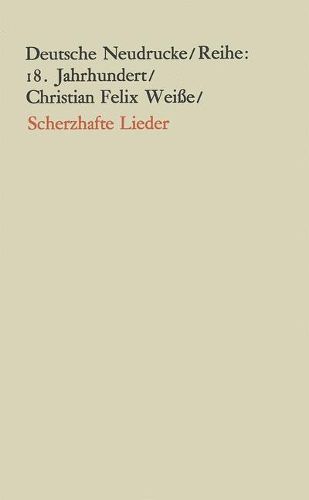 Cover image for Scherzhafte Lieder