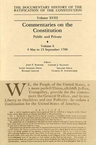 Cover image for Commentaries on the Constitution Vol 6