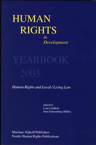 Cover image for Human Rights in Development, Volume 9: Yearbook 2003
