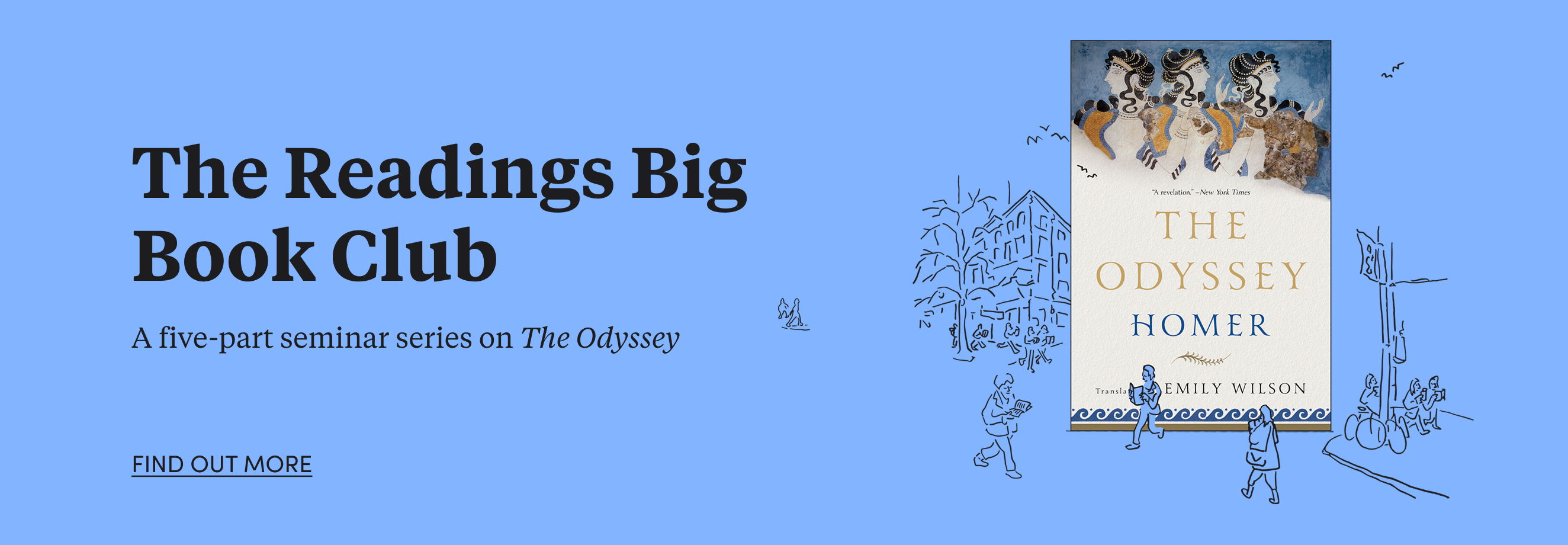 The Readings Big Book Club – a five-part seminar series on The Odyssey