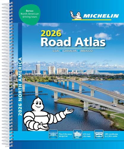 Cover image for USA Canada Mexico - 2026 Road Atlas (A4-Spiral)