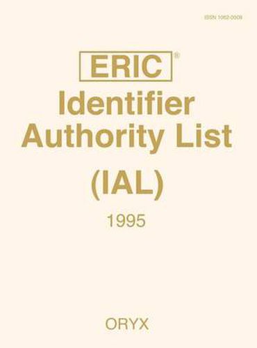 Cover image for Eric Identifier Authority List (IAL) 1995