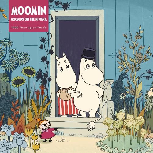 Cover image for Adult Jigsaw Puzzle Moomins on the Riviera