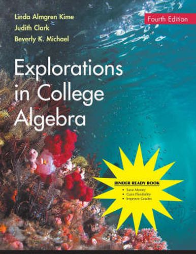 Cover image for Explorations in College Algebra