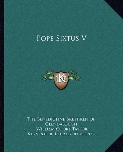 Cover image for Pope Sixtus V