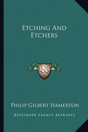 Cover image for Etching and Etchers