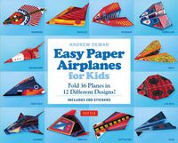 Cover image for Easy Paper Airplanes for Kids Kit