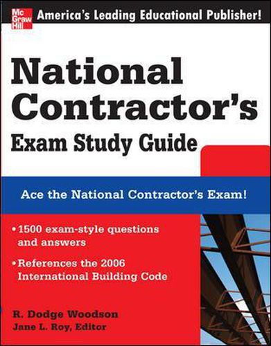 Cover image for National Contractor's Exam Study Guide