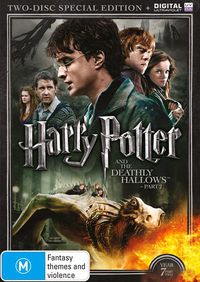 Cover image for Harry Potter Year 7 Pt 2 Deathly Hallows Dvd