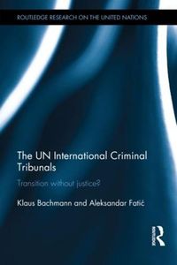 Cover image for The UN International Criminal Tribunals: Transition without Justice?