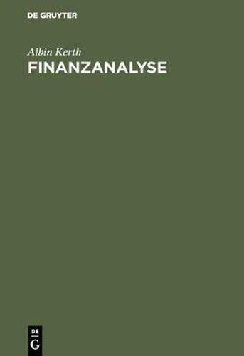 Cover image for Finanzanalyse