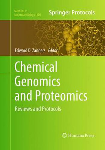 Cover image for Chemical Genomics and Proteomics: Reviews and Protocols