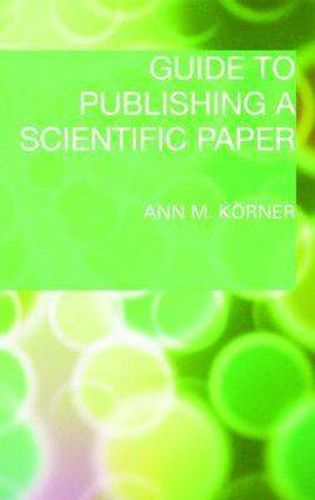 Cover image for Guide to Publishing a Scientific Paper