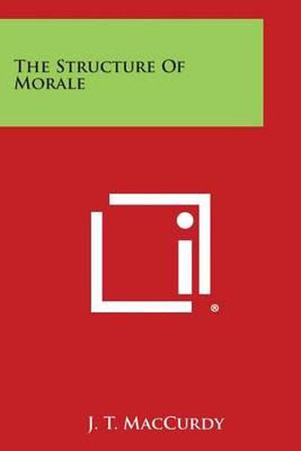 Cover image for The Structure of Morale