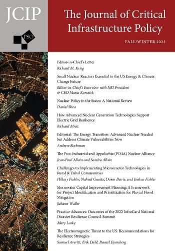 Cover image for Journal of Critical Infrastructure Policy