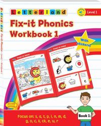 Cover image for Fix-it Phonics - Level 1 - Workbook 1 (2nd Edition)