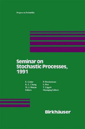 Cover image for Seminar on Stochastic Processes, 1991