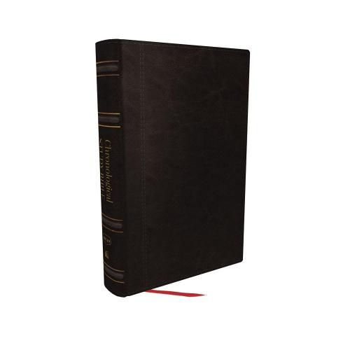 Cover image for NKJV, Chronological Study Bible, Leathersoft, Black, Comfort Print: Holy Bible, New King James Version