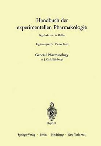 Cover image for General Pharmacology